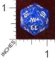 Spindown Dice (D-20) - Magic 2014 (M14) - Blue